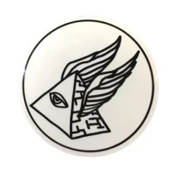 ZION WETSUITS - Cycle Pyramid Sticker - Black/Clear