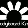 BODYBOARD KING Sticker - White -surf Sales 1140947