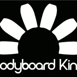 BODYBOARD KING Sticker - White