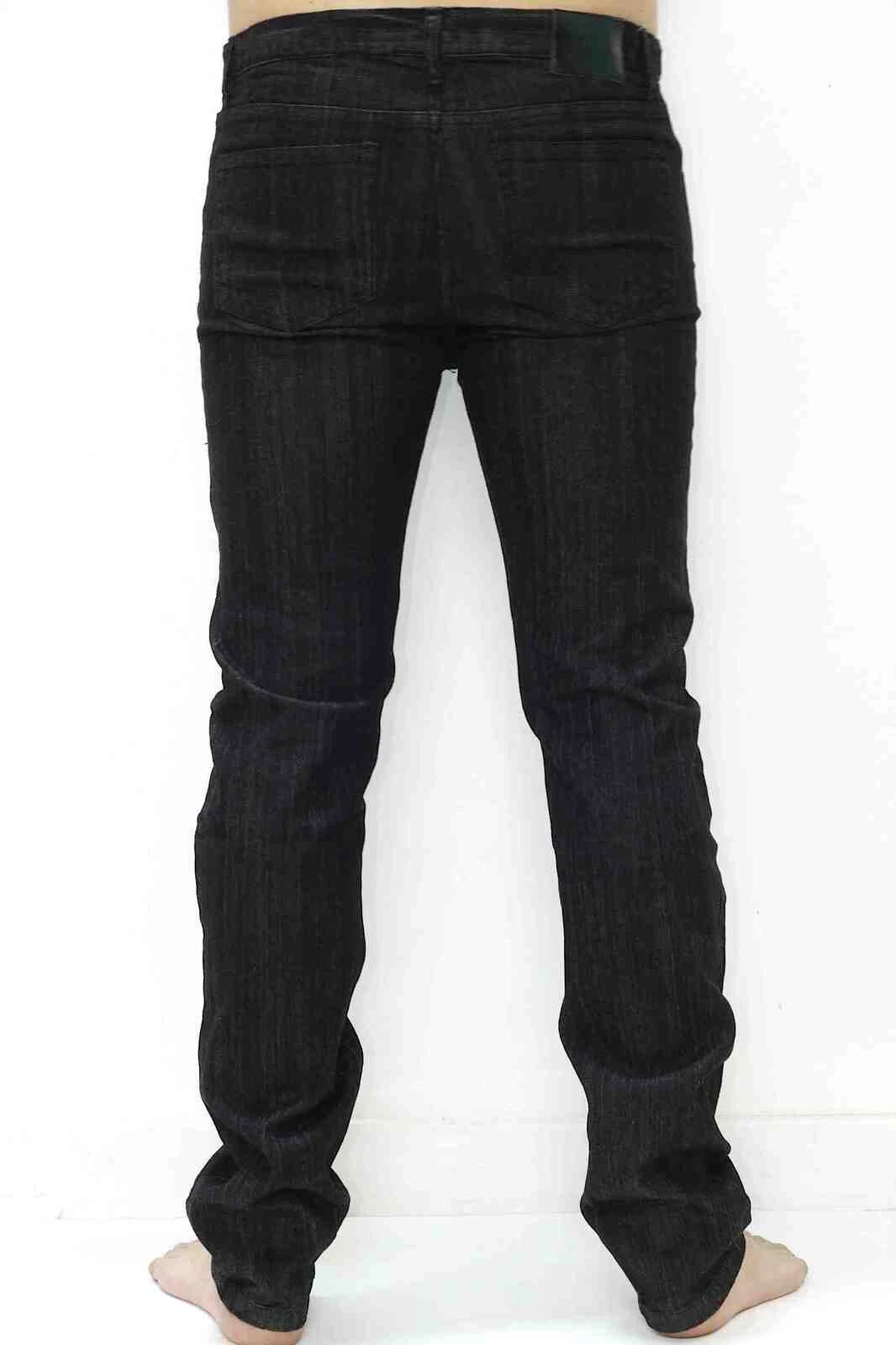 PLASTIC PEOPLE DENIM - Black Slim/Straight Jeans 4 PLASTIC PEOPLE DENIM - Black Slim/Straight Jeans - Image 2