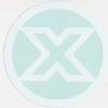 CUSTOM X - Circle Logo Sticker - White -surf Sales 1172015