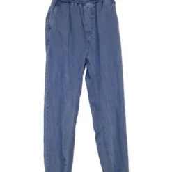 I AM NONE Blue Cuffed Chino's