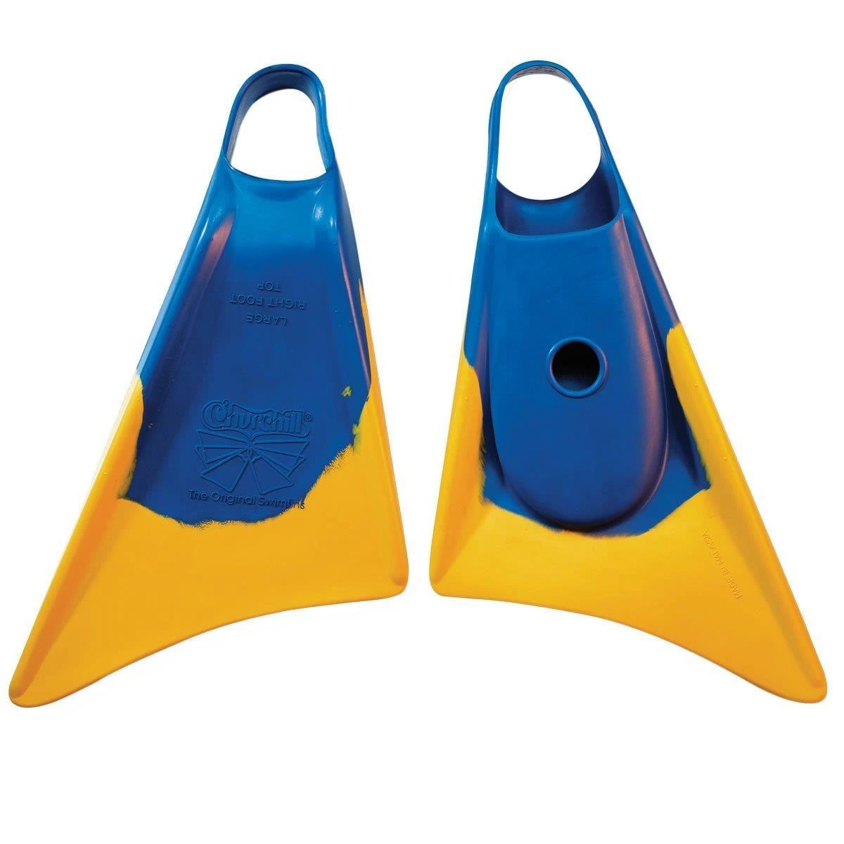 CHURCHILL Fins - Blue / Gold 3 CHURCHILL Fins - Blue / Gold