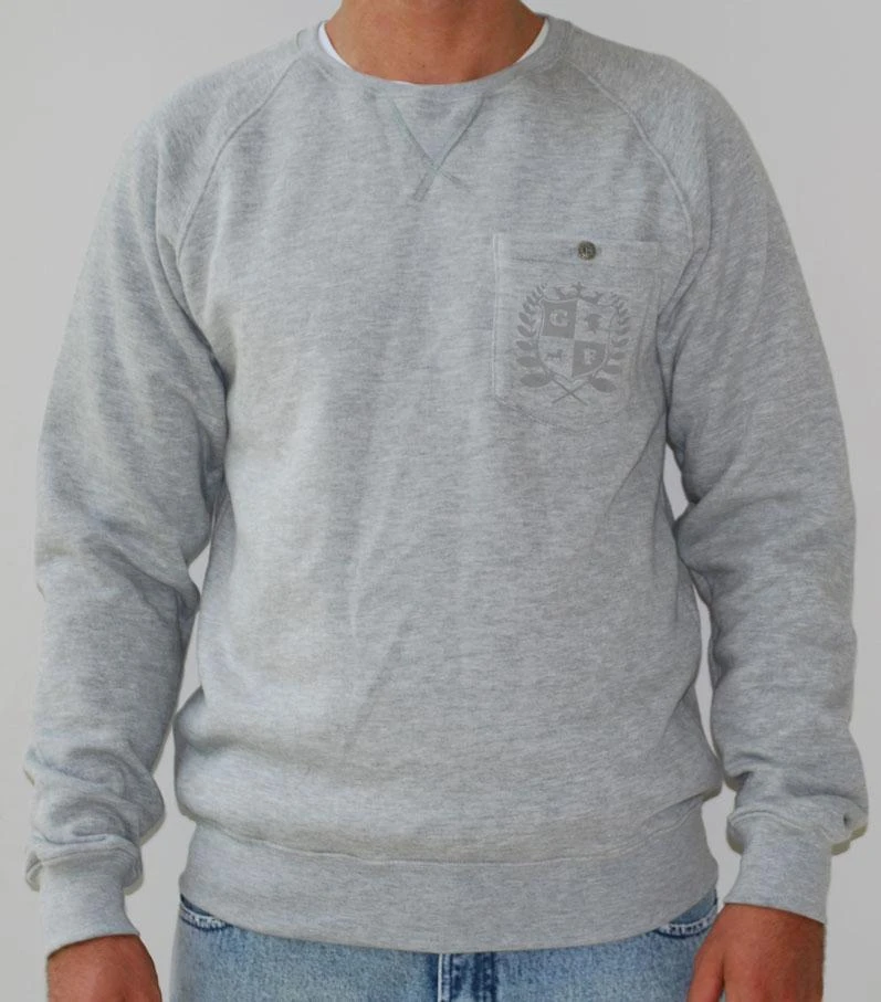 GRAND FLAVOUR Crest Crew Neck Jumper 3 GRAND FLAVOUR Crest Crew Neck Jumper