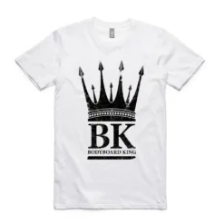 Bodyboard King Crown T Shirt - White