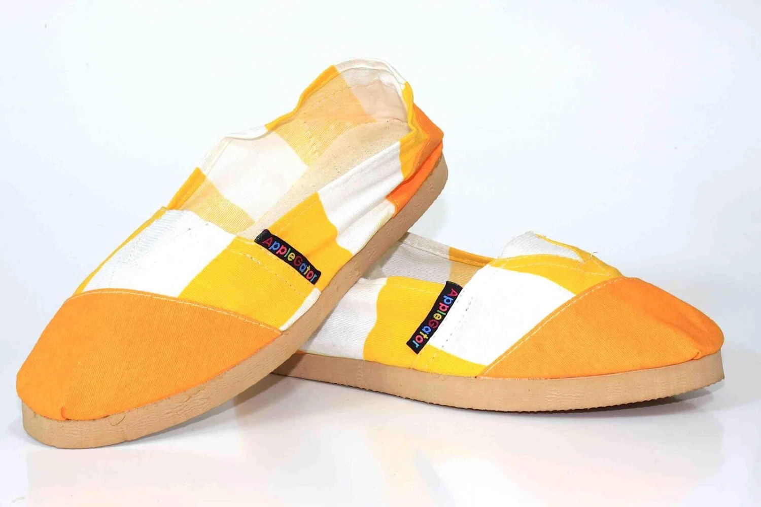 Applegator Shoes - Orange Stripe 3 Applegator Shoes - Orange Stripe