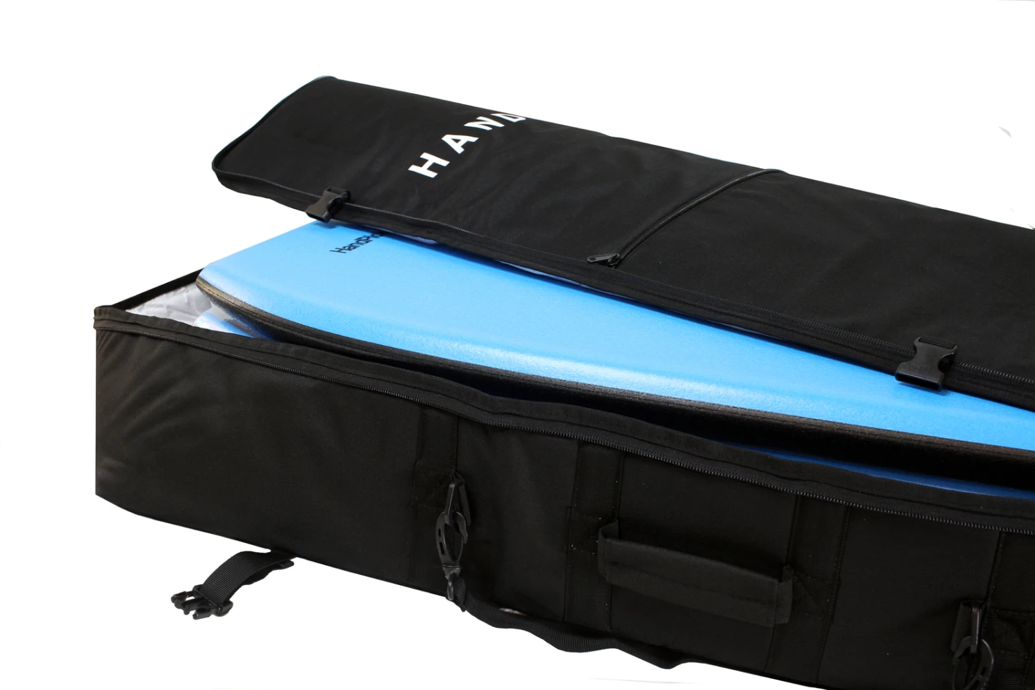 HANDPICKED BODYBOARDS Wheely 4 Board Boardbag - Black 10 HANDPICKED BODYBOARDS Wheely 4 Board Boardbag - Black - Image 8