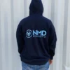 NMD Bodyboards Logo Hooded Jumper - Navy Blue // Light Blue -surf Sales 639886