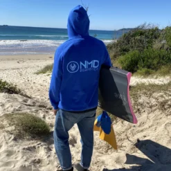 NMD Bodyboards Logo Hooded Jumper - Royal Blue/ Light Blue 8 NMD Bodyboards Logo Hooded Jumper - Royal Blue/ Light Blue -surf Sales 639892 2