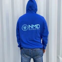 NMD Bodyboards Logo Hooded Jumper - Royal Blue/ Light Blue