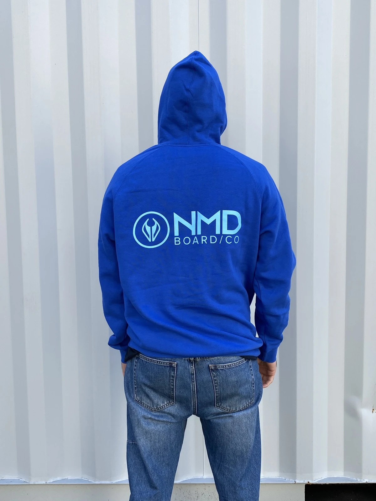 NMD Bodyboards Logo Hooded Jumper - Royal Blue/ Light Blue 3 NMD Bodyboards Logo Hooded Jumper - Royal Blue/ Light Blue