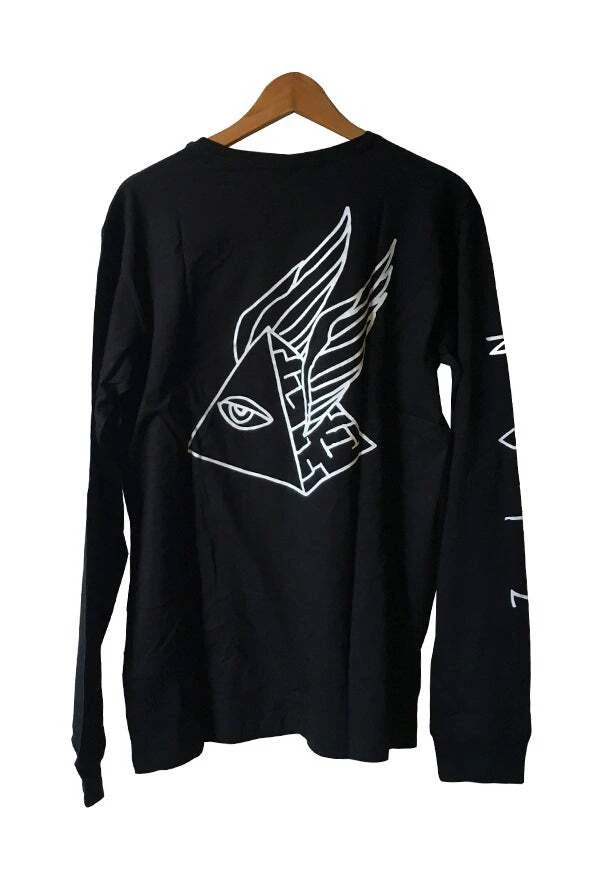 ZION WETSUITS Pyramid Scheme Long Sleeve T Shirt - Black 3 ZION WETSUITS Pyramid Scheme Long Sleeve T Shirt - Black