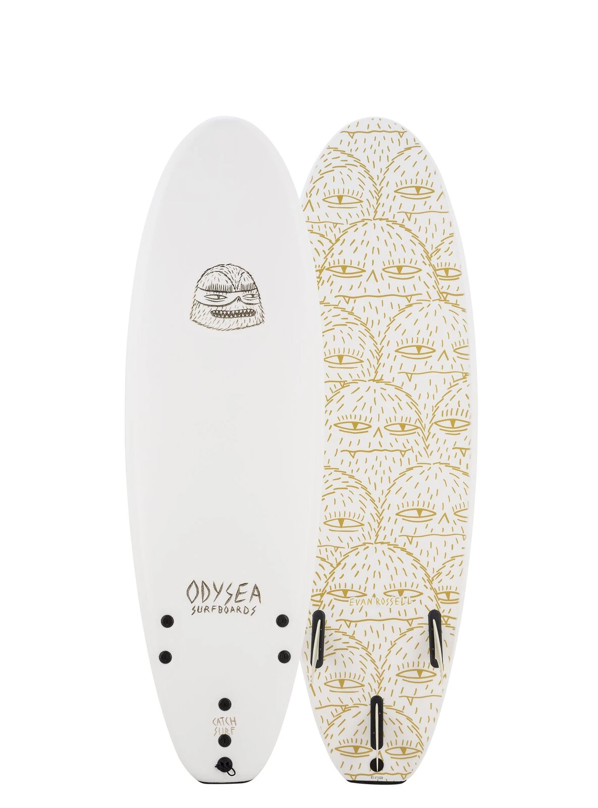 CATCH SURF Odysea Log 6'0 PRO Tri Fin Evan Rossell 2021/22 Model - White 3 CATCH SURF Odysea Log 6'0 PRO Tri Fin Evan Rossell 2021/22 Model - White