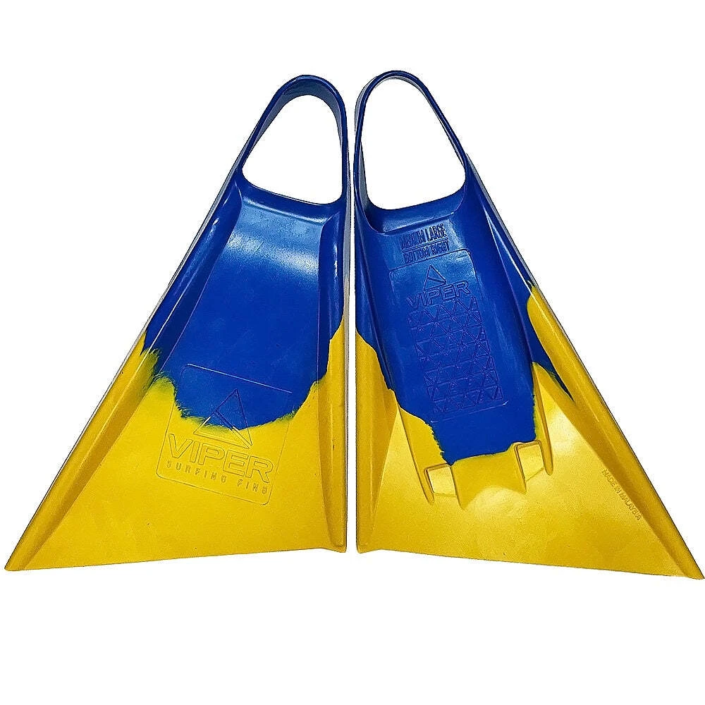 Viper Delta Icon Bodyboard Fins - Royal Blue// Yellow 3 Viper Delta Icon Bodyboard Fins - Royal Blue// Yellow