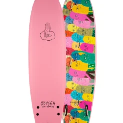 CATCH SURF Odysea Log 8'0 PRO Tri Fin Evan Rossell 2022/23 Model - Baby Pink