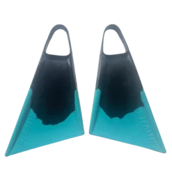 STEALTH S2 FINS - Super Soft Flex Black //Teal