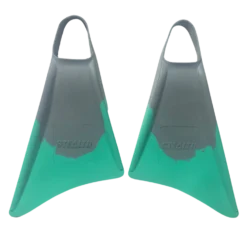 STEALTH S1 Classic Super Soft Fins - Grey/ Green