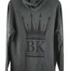 Bodyboard King Crown Zip Up Hoody - Charcoal -surf Sales 6522464