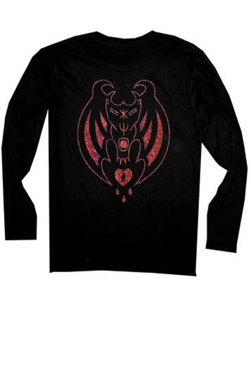 I AM NONE Vampire Logo Long Sleeve T Shirt 4 I AM NONE Vampire Logo Long Sleeve T Shirt - Image 2