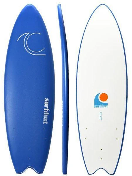 SURFDUST SOFT SURFBOARD - Primo 5'8 Fish 3 SURFDUST SOFT SURFBOARD - Primo 5'8 Fish