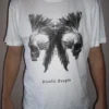 PLASTIC PEOPLE Sioux Skull T Shirt - White -surf Sales 888217