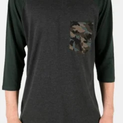 FLIP MODE CLOTHING - Full Metal 3/4 Raglan T Shirt