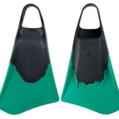 STEALTH S4 FINS - Black / Emerald Green