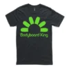 Bodyboard King Logo T Shirt - Black / Green Logo