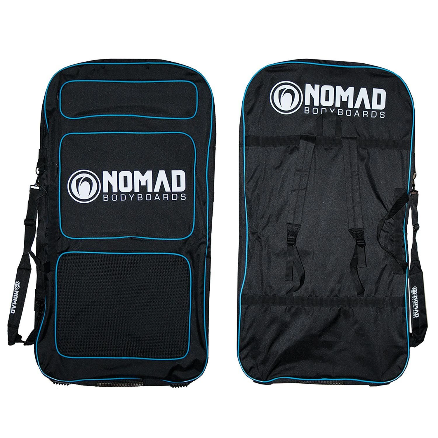 NOMAD TRANSIT DOUBLE BODYBOARD BAG - Black/ Blue 3 NOMAD TRANSIT DOUBLE BODYBOARD BAG - Black/ Blue