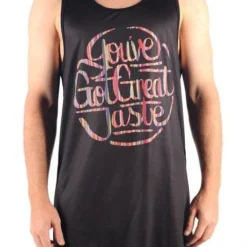 GRAND FLAVOUR Great Taste Surf Tank Top - Black