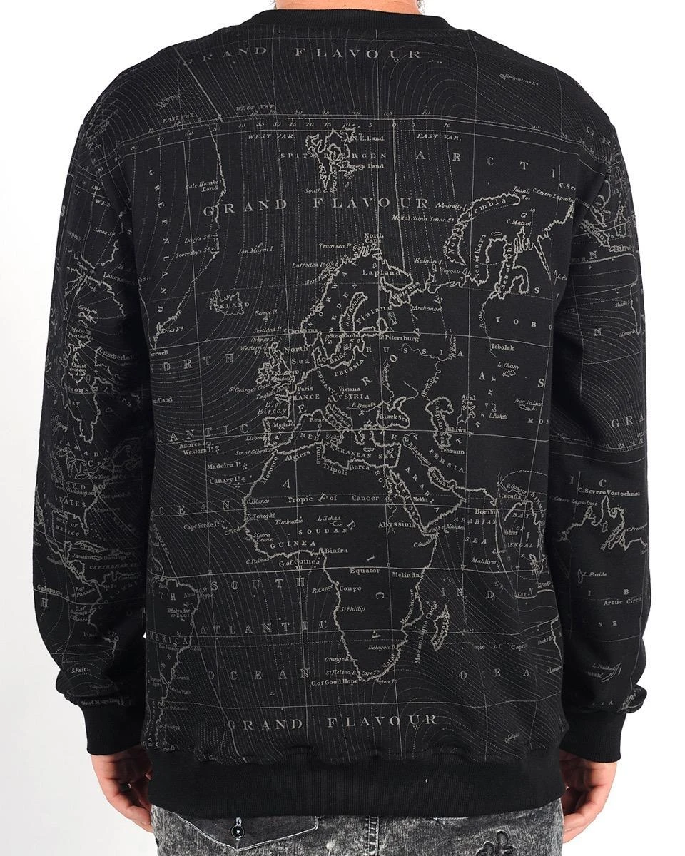 GRAND FLAVOUR Flying Solo Crew Neck Jumper 4 GRAND FLAVOUR Flying Solo Crew Neck Jumper - Image 2