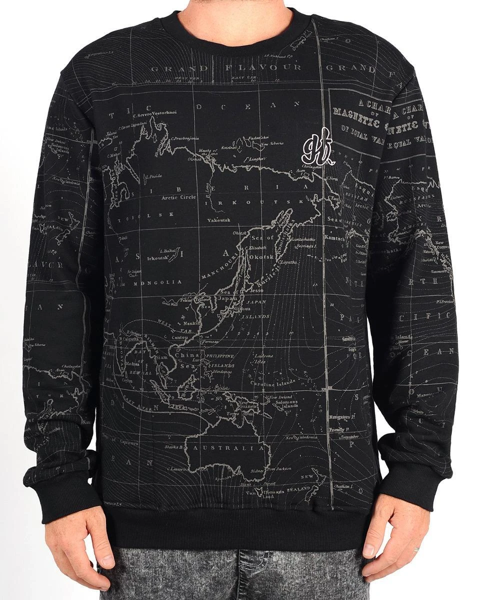GRAND FLAVOUR Flying Solo Crew Neck Jumper 3 GRAND FLAVOUR Flying Solo Crew Neck Jumper