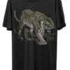 I AM NONE Tiger T Shirt - Black 1 I AM NONE Tiger T Shirt - Black -surf Sales 9060122