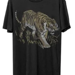 I AM NONE Tiger T Shirt - Black
