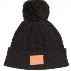 GRAND FLAVOUR Cable Beanie - Black