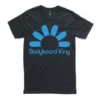 Bodyboard King Logo T Shirt - Black / Blue Logo -surf Sales 9156481