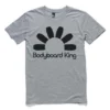Bodyboard King Logo T Shirt - Grey / Black Logo -surf Sales 9156482