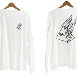 ZION WETSUITS Pyramid Scheme Long Sleeve T Shirt - White