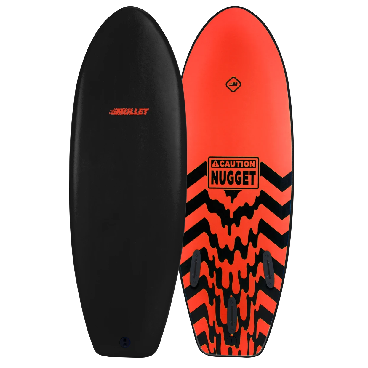 MULLET SOFT SURFBOARD Nugget Model - 4' 8 3 MULLET SOFT SURFBOARD Nugget Model - 4' 8
