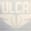 VULCAN Fins - Die Cut Sticker - White -surf Sales 9234350