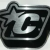 Creatures Of Leisure - Reflective Icon Sticker - Black/Silver -surf Sales 9238708
