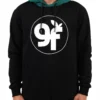 GRAND FLAVOUR Live Action Hoody - Black/ Green -surf Sales 9253872