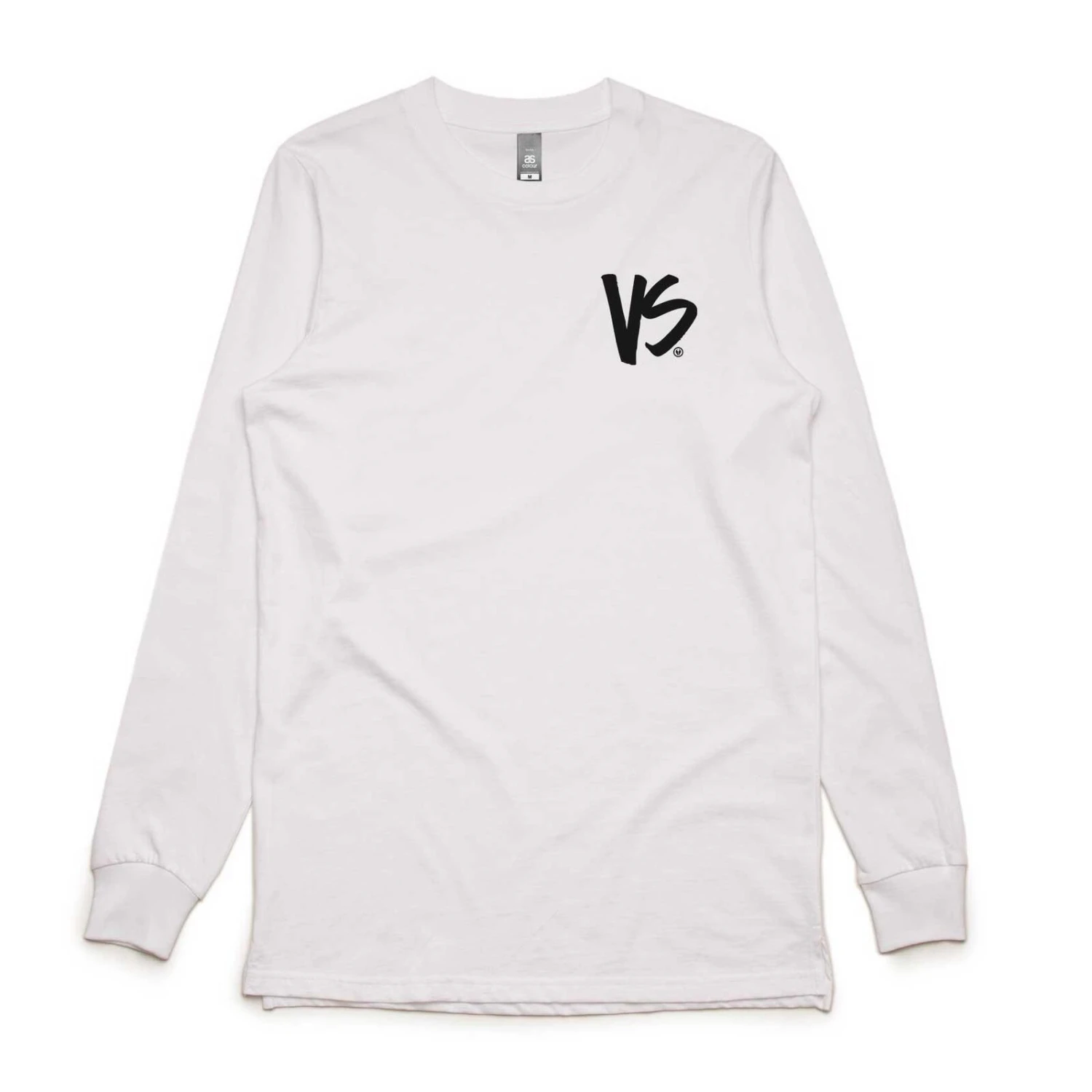 VS Bodyboards Logo Long Sleeve T Shirt - White 3 VS Bodyboards Logo Long Sleeve T Shirt - White