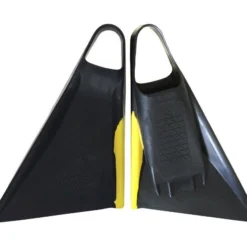 Viper Delta 2.0 Bodyboard Fins - Black//Yellow