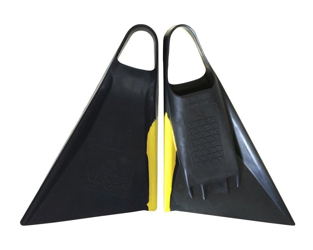 Viper Delta 2.0 Bodyboard Fins - Black//Yellow 3 Viper Delta 2.0 Bodyboard Fins - Black//Yellow