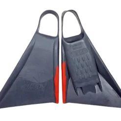 Viper Delta 2.0 Bodyboard Fins - Charcoal//Red