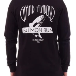 GRAND FLAVOUR Sally Salmon L/S T Shirt - Black -surf Sales 9285382 2