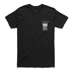 Bodyboard King Crown T Shirt - Black Front Print