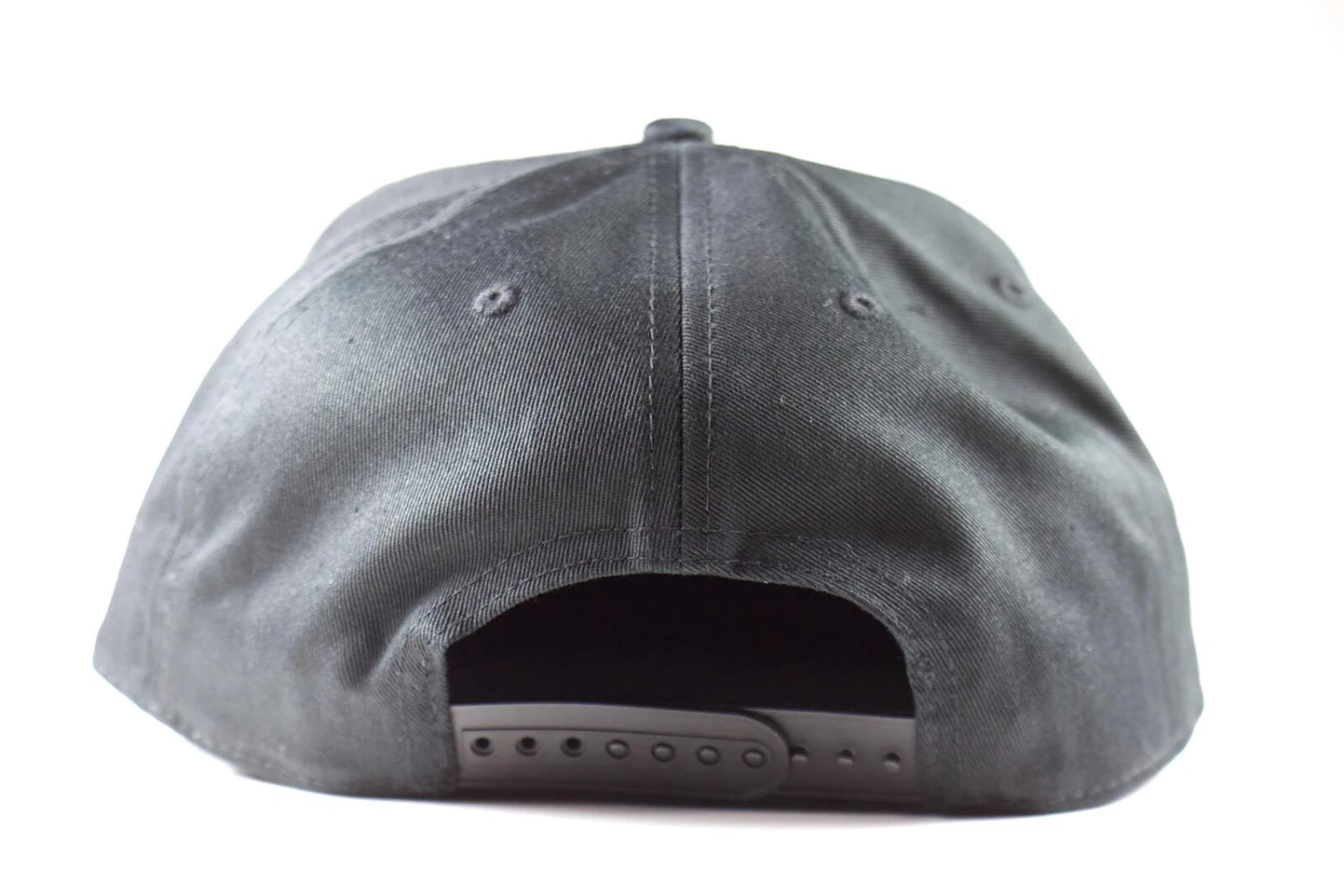 Bodyboard King Snap Back Hat - Black/ Black Logo 4 Bodyboard King Snap Back Hat - Black/ Black Logo - Image 2