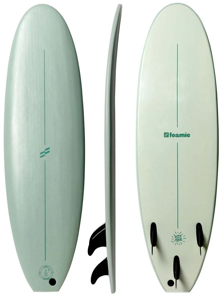 FOAMIE SURFBOARDS Wild Ride 6'0' Funboard Thruster 4 FOAMIE SURFBOARDS Wild Ride 6'0' Funboard Thruster - Image 2